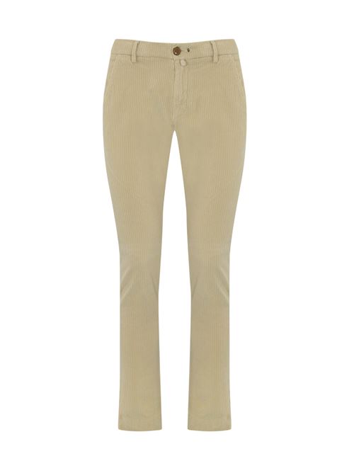 Pantalone Mantova in cotone di velluto beige HAND PICKED | MANTOVA 03227407